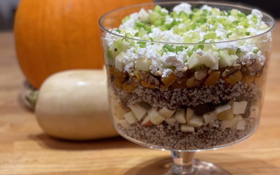 7-Layer Squash, Apple and Quinoa Salad
