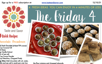 Friday Four – Three Easy, Festive, Fun Holiday Cookies – 121021