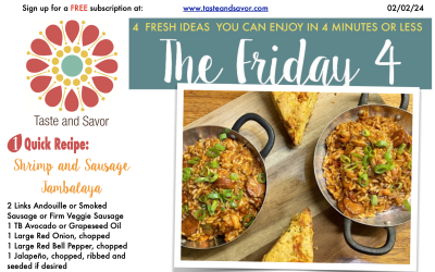 Friday Four – Shrimp and Sausage Jambalaya – 020224