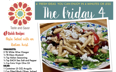 Friday Four – Pasta Salad with an Italian Twist – 042524