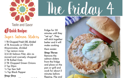 Friday Four – Super Summer Salmon Sliders – 071924