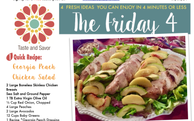 Friday Four – Georgia Peach Chicken Salad – 083024