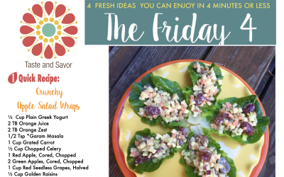 Friday Four – Crunchy Apple Salad Wraps – 092024