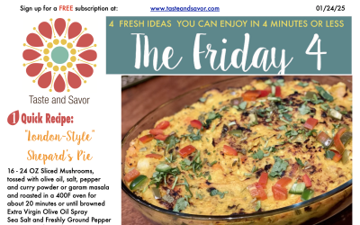 Friday Four – London Style Shepards Pie  – 012425