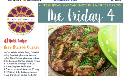 Friday Four – Happy St Pats Beer Braised Chicken – 031425