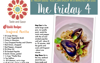 Friday Four – Yummy, Easy Seafood Paella – 050925