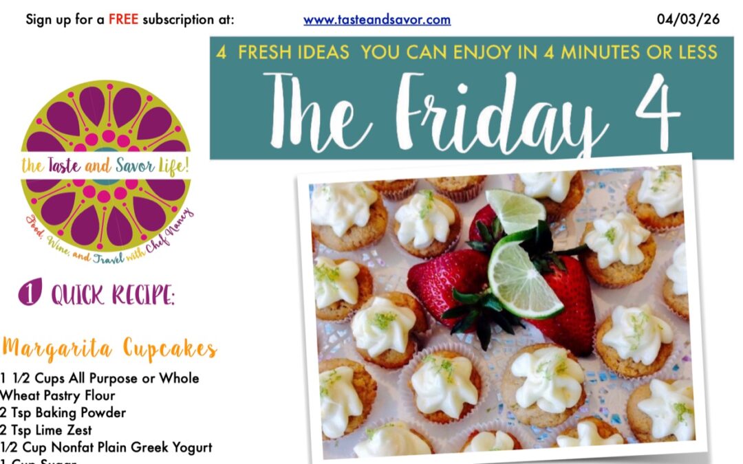 Friday Four – Margarita Cupcakes
