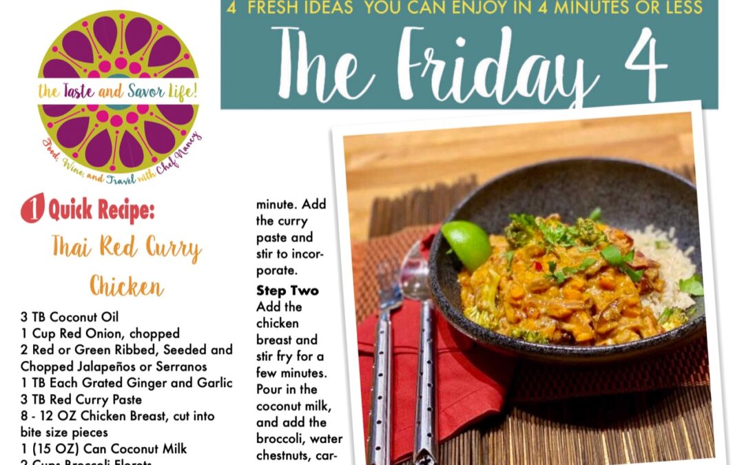 Friday Four – Thai Red Curry Chicken