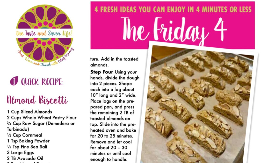 Friday Four – Almond Biscotti