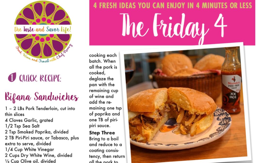 Friday Four – Bifana Sandwiches